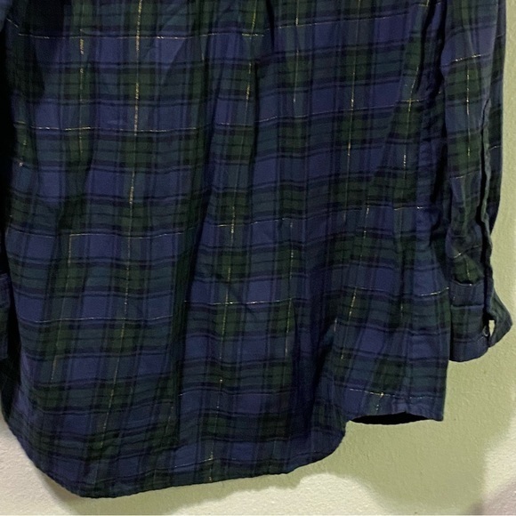 J.Crew Factory Top Women’s Size Med Long-sleeve Button Down‎ Whimsigoth - Picture 7 of 13